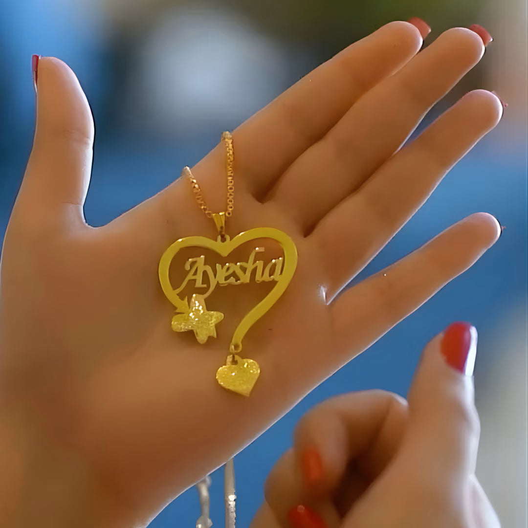 New Heart Shape Customized Necklace